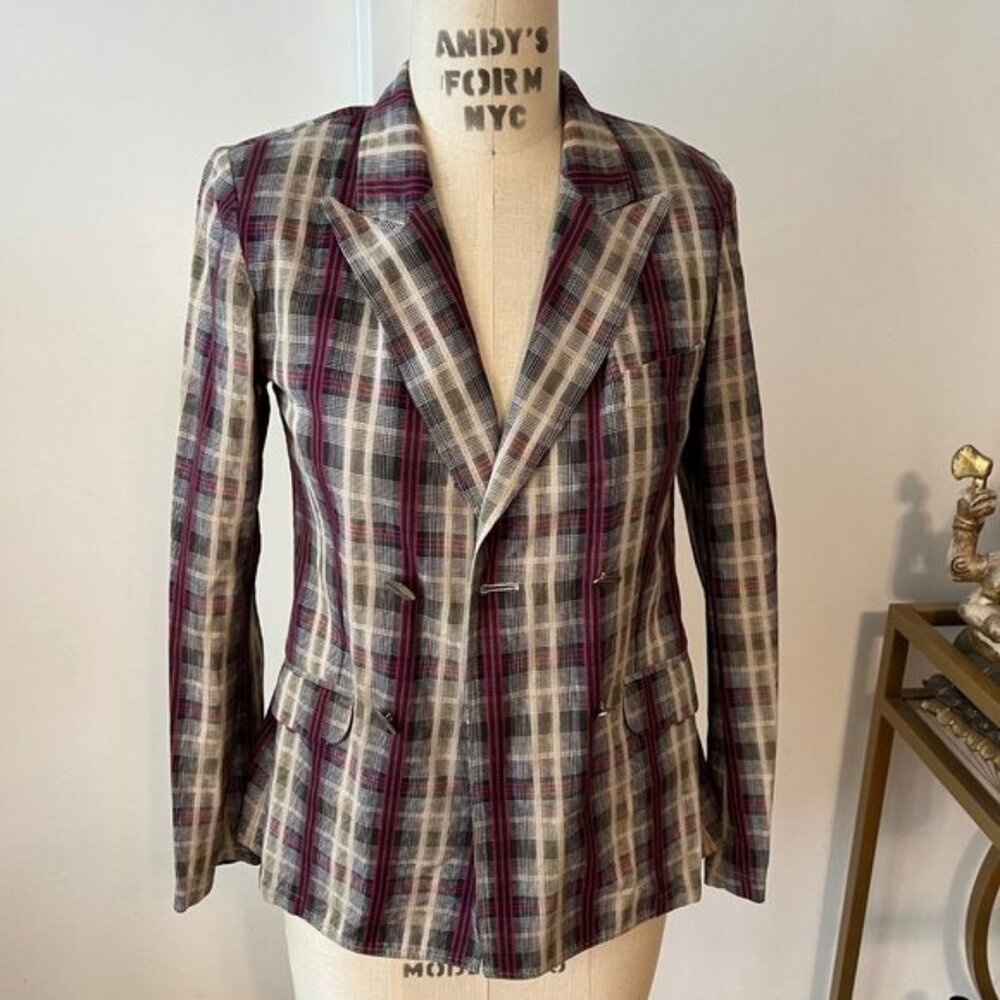 VINTAGE‎ AGNÉS b Lightweight Cotten Blazer